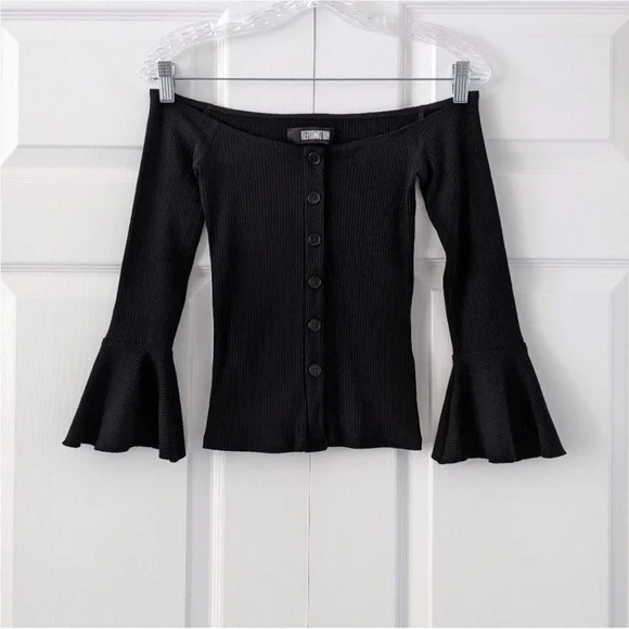 Reformation Teagan Off The Shoulder Top XS - Picture 2 of 5